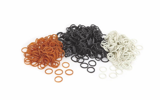 EZI - GROOM Mane Plaiting Bands - Black - 