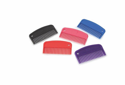 EZI-GROOM Plastic Mane Comb - Black -