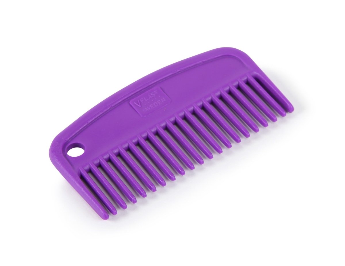 EZI-GROOM Plastic Mane Comb - Small - Black -