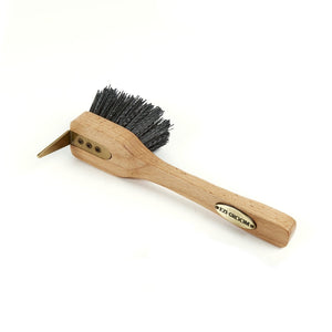 EZI-GROOM Premium Hoof Pick Brush - Wood - One Size