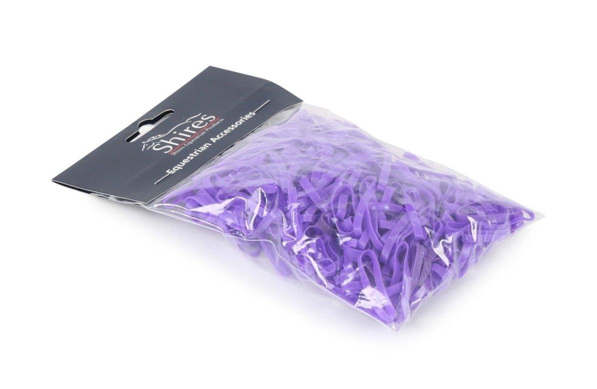 EZI - GROOM Silicone Plaiting Bands - Purple - 