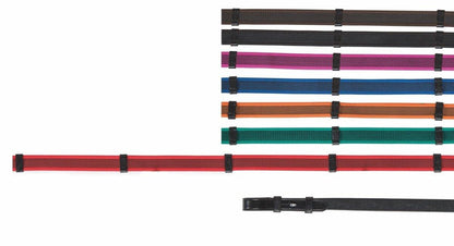 GARA Continental Rubber Grip Reins - Black/Black - 48X5/8