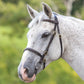 GARA Fancy Stitched Inhand Bridle - Black - Cob