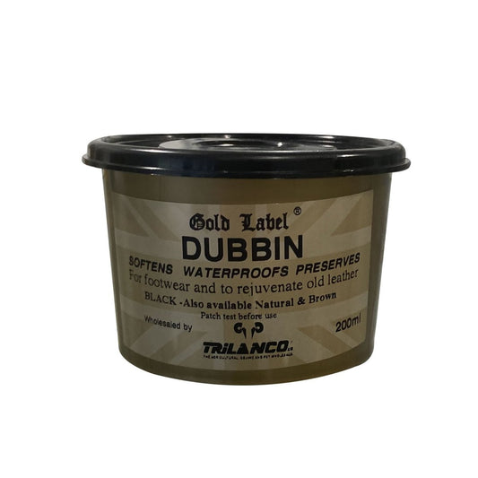 Gold Label Dubbin - Black - 200Ml