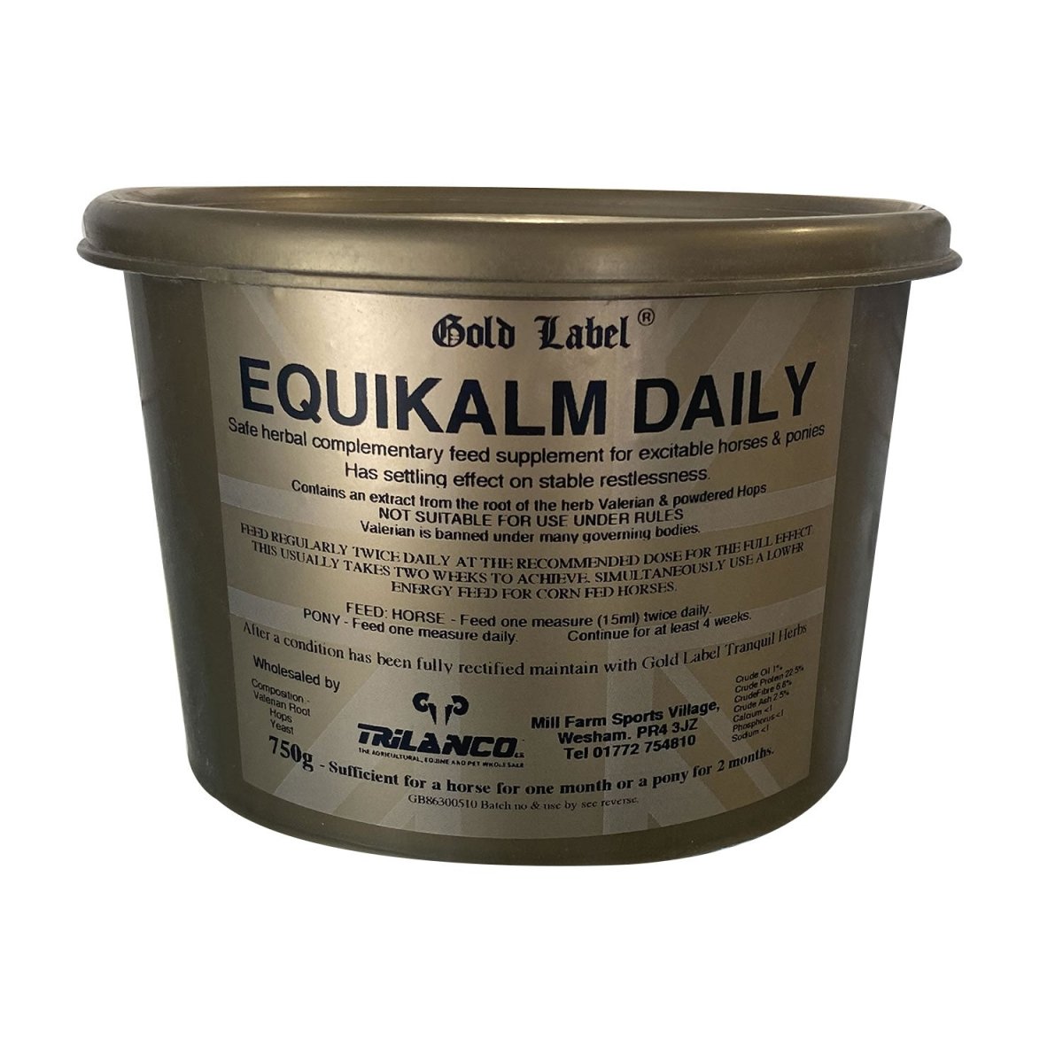 Gold Label Equikalm Daily - 750Gm -