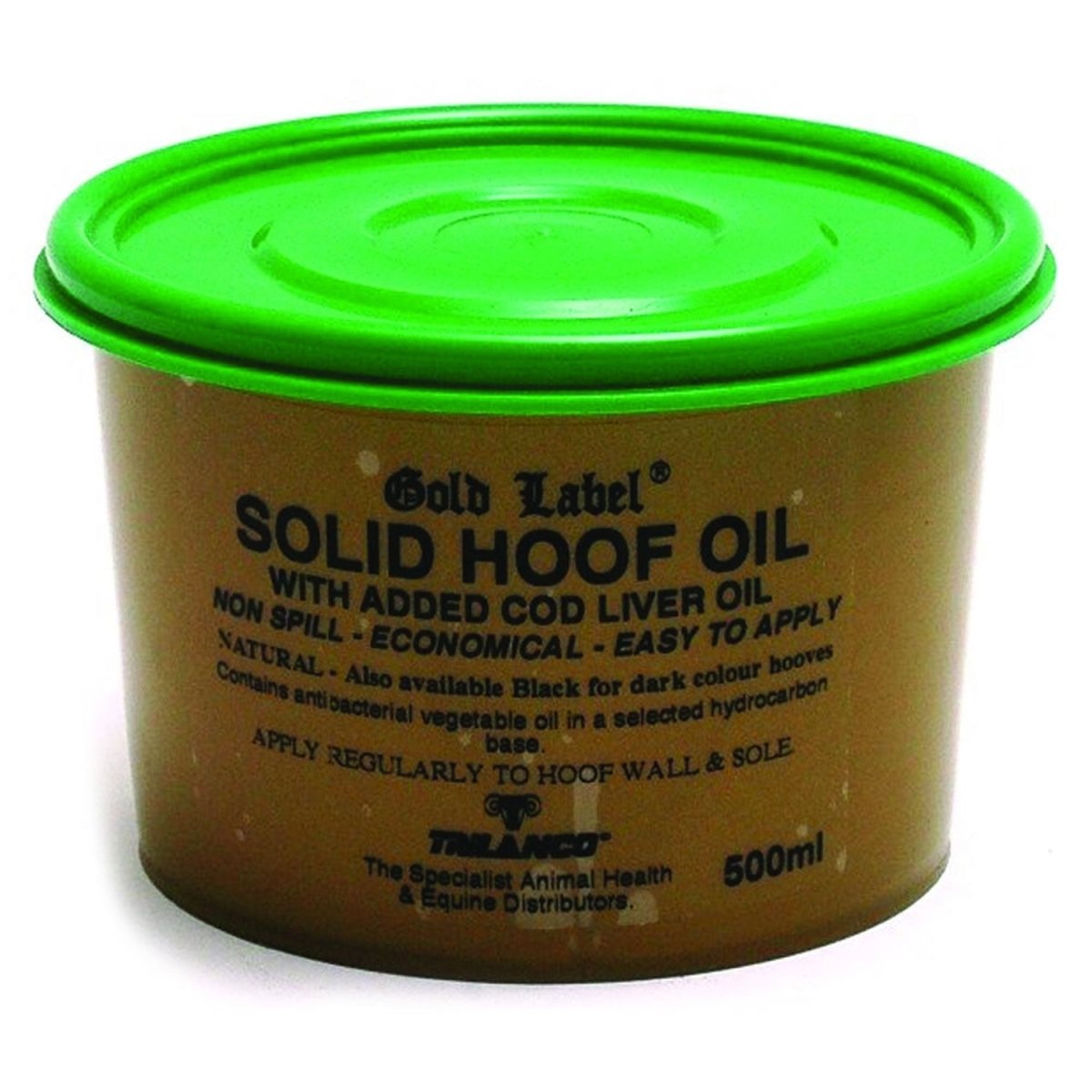 Gold Label Solid Hoof Oil Natural - 500Ml -