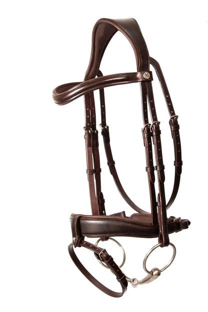 Henry James Dressage Bridle - Havana - Cob