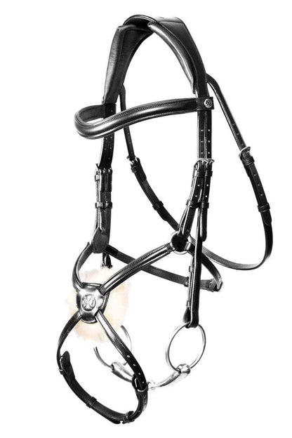 Henry James Mexican Grackle Bridle - Black - Cob