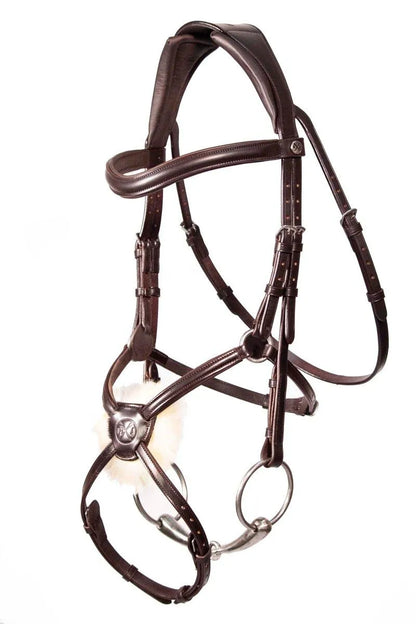 Henry James Mexican Grackle Bridle - Havana - Cob