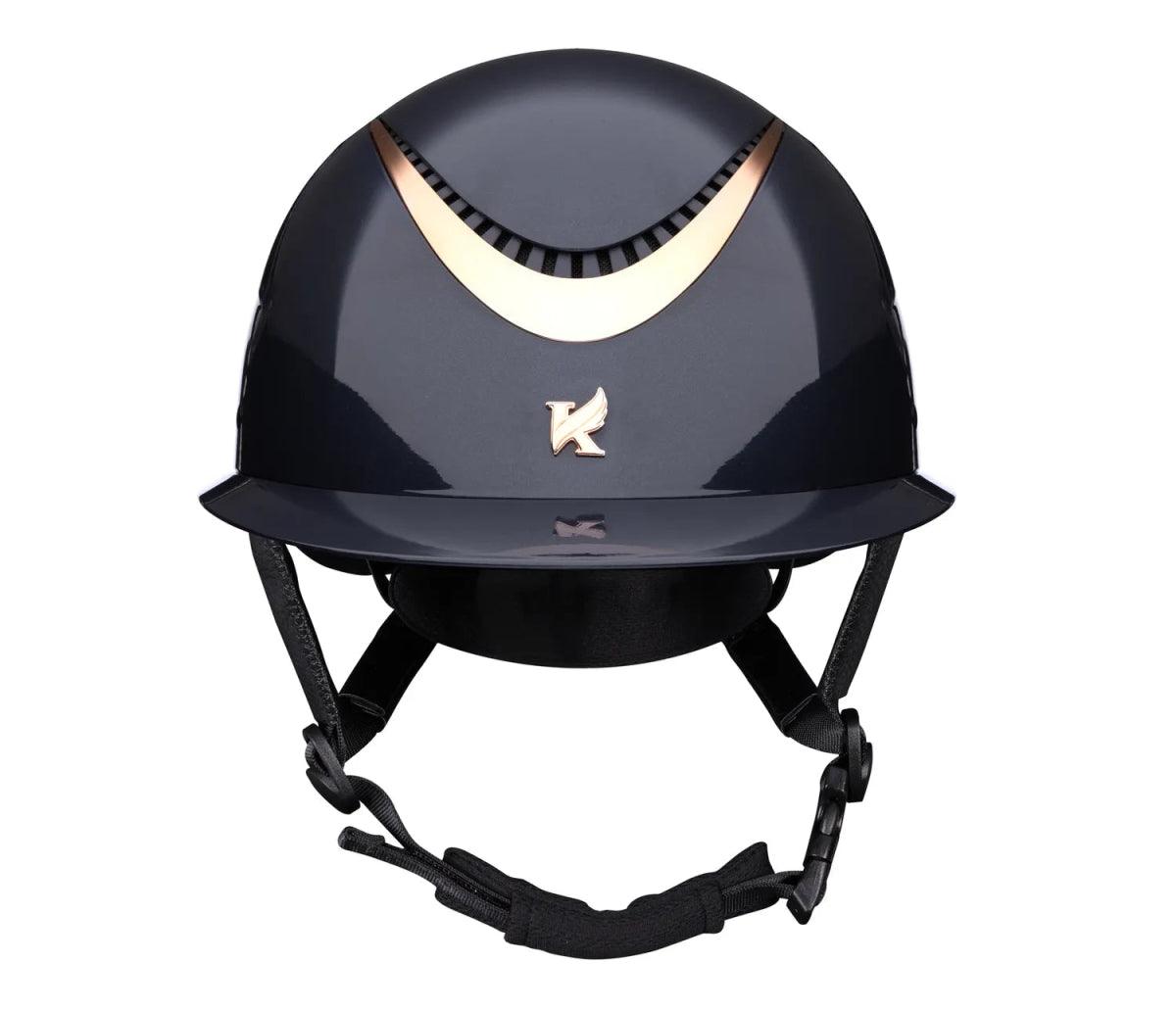 Karben Alina Ellipse Riding Hat - Black/Rose Gold - 52-54cm