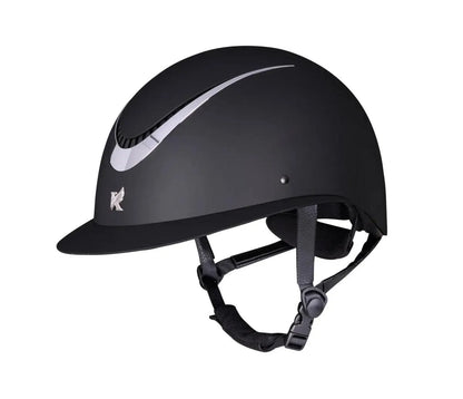 Karben Elisa Ellipse Riding Hat - Black/Silver - 52-54CM