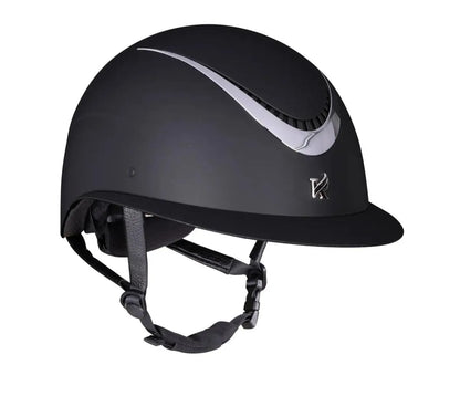 Karben Elisa Ellipse Riding Hat - Black/Silver - 52-54CM