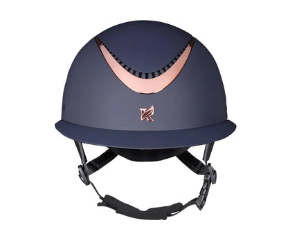 Karben Elisa Ellipse Riding Hat - Navy/Rose Gold - 52-54CM