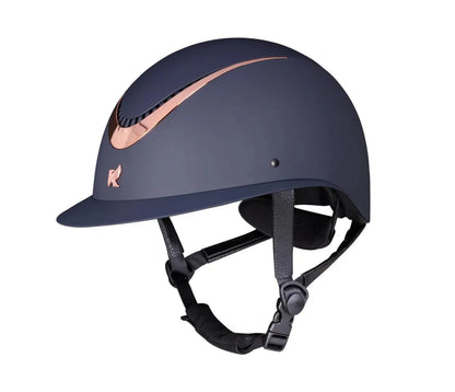 Karben Elisa Ellipse Riding Hat - Navy/Rose Gold - 52-54CM