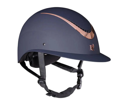 Karben Elisa Ellipse Riding Hat - Navy/Rose Gold - 52-54CM