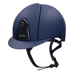 KEP Cromo 2.0 Matt Riding Helmet - No Liner Included - Blue - Medium (52cm-58cm)