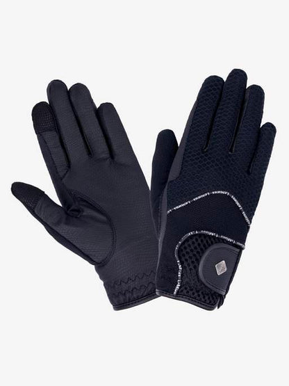 LeMieux 3D Mesh Riding Gloves - Navy - XS