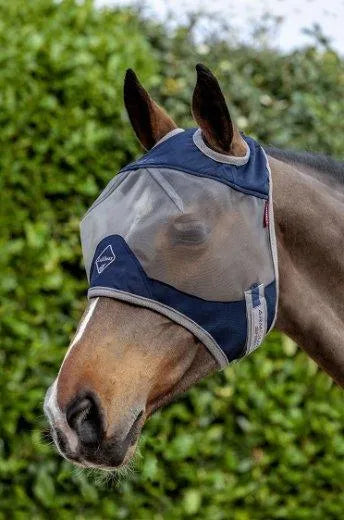 LeMieux ArmourShield Pro Fly Mask - Standard - Navy - Extra Small