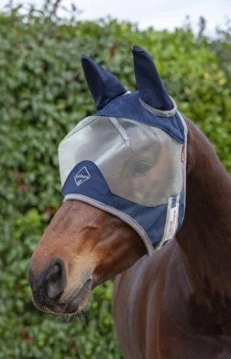 LeMieux ArmourShield Pro Half Fly Mask with Ears - Grey - Extra Small