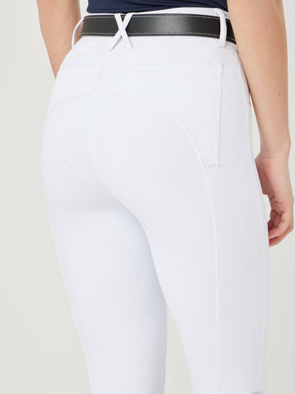 LeMieux Demi Pull On Bregging Full Seat - White - Ladies 6