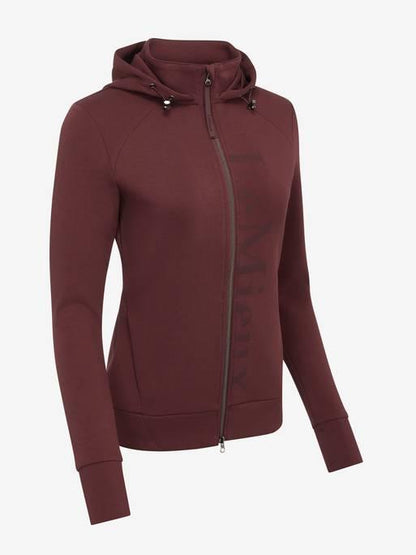 LeMieux Elite Zip Through Hoodie - Burgundy - Extra Small