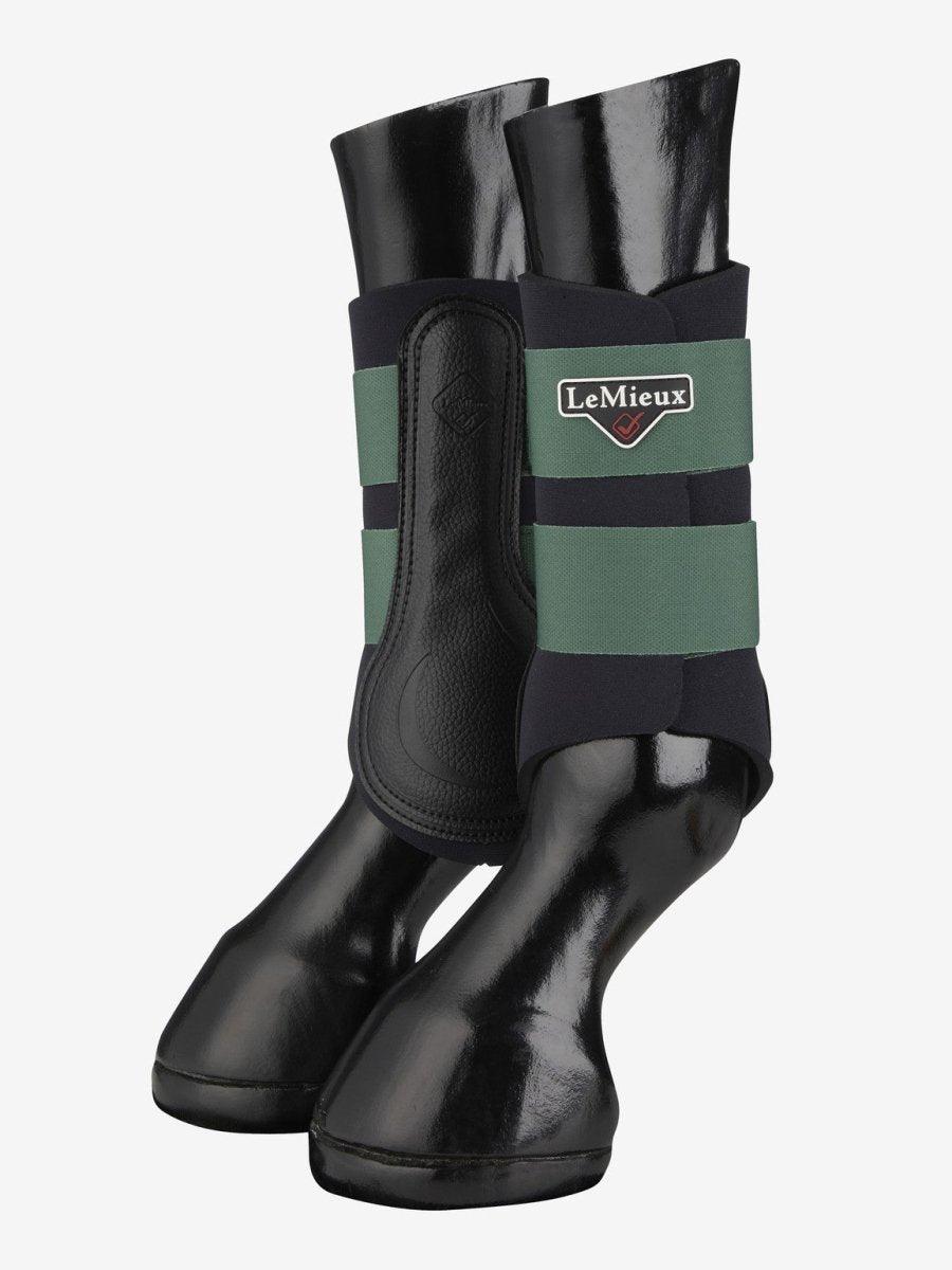 LeMieux Grafter Brushing Boots - Black - Medium XW