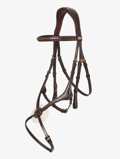 LeMieux Kudos Grackle Bridle - Havana - Pony