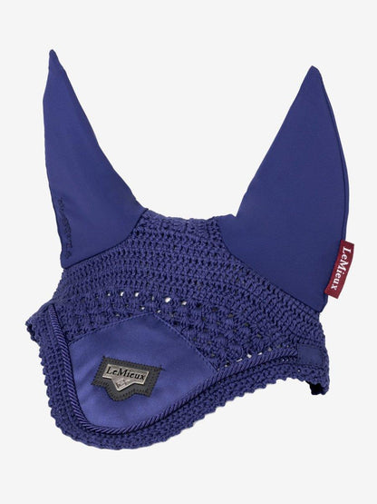 LeMieux Loire Satin Fly Hood - Ink Blue - Medium