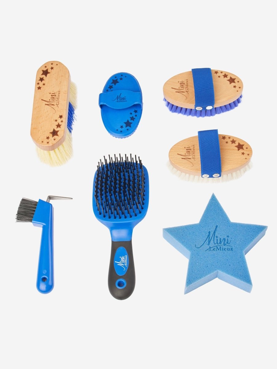 LeMieux Mini Grooming Set Benetton Blue - -