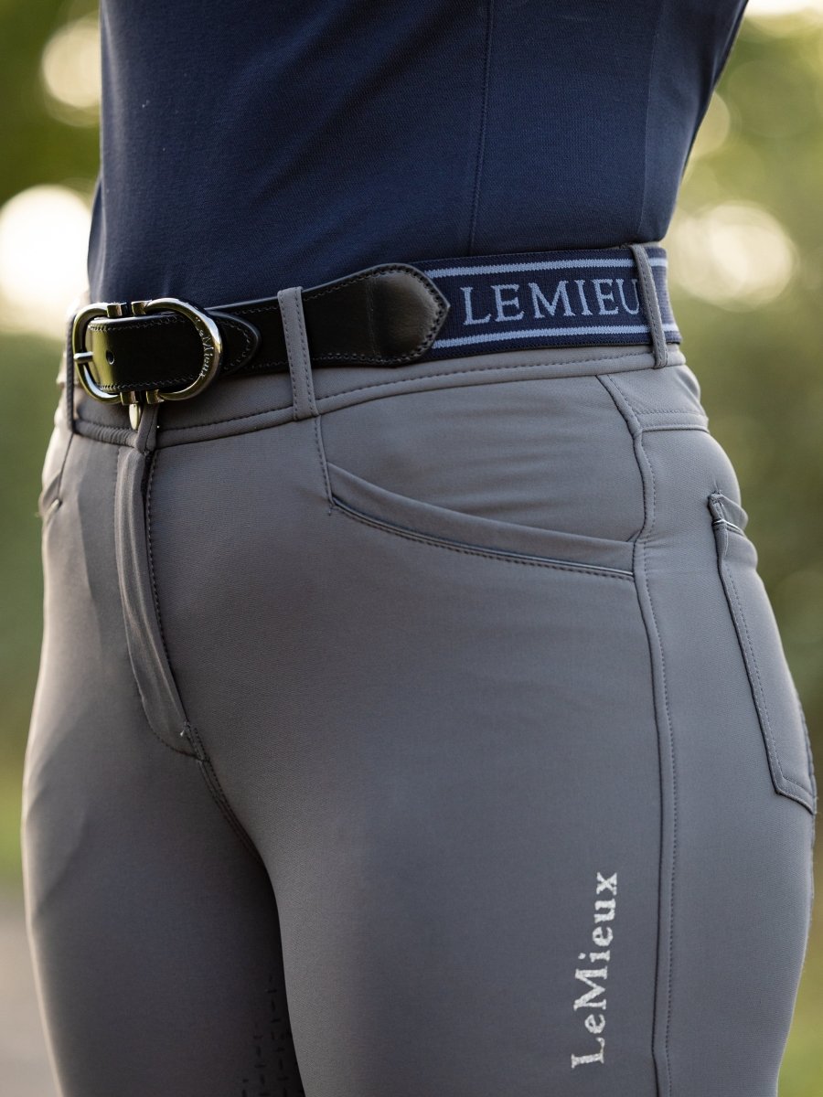 LeMieux SS24 Elasticated Belt - Stone - X-Small