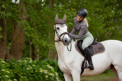 LeMieux SS24 Loire Classic Close Contact Square Saddle Pad - Jay Blue - Large