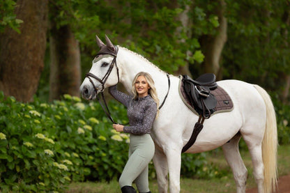 LeMieux SS24 Loire Classic Close Contact Square Saddle Pad - Jay Blue - Large