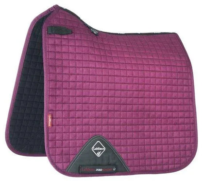 LeMieux Suede Dressage Square - Plum - Small/Medium