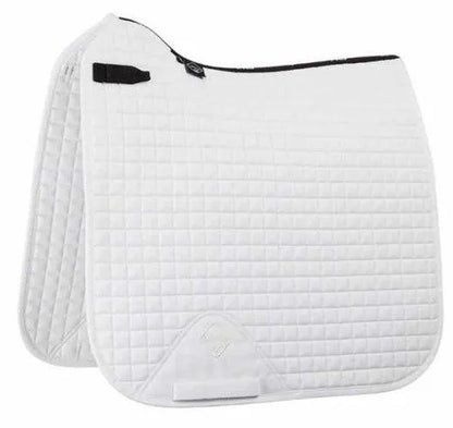 LeMieux Suede Dressage Square - White - Small/Medium