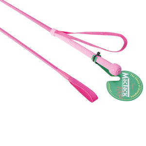 Mactack Junior Riding Whip - Neon Pink/Pink - 24"