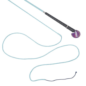 Mactack Lunge Whip - Blue Sparkle - 66"