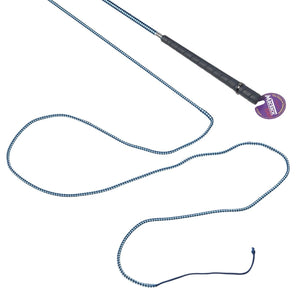 Mactack Lunge Whip - Navy/Light Blue - 66"