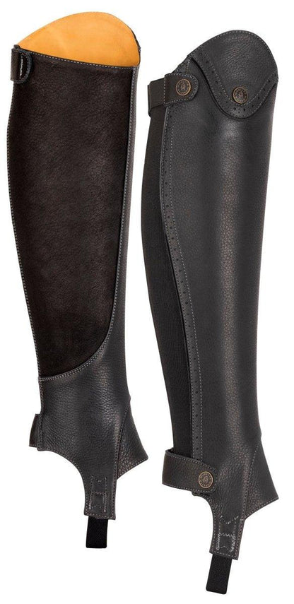 Moretta Lucetta Leather Gaiters - Black - Short L