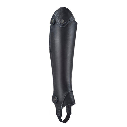 Moretta Lucetta Leather Gaiters - Black - Short L