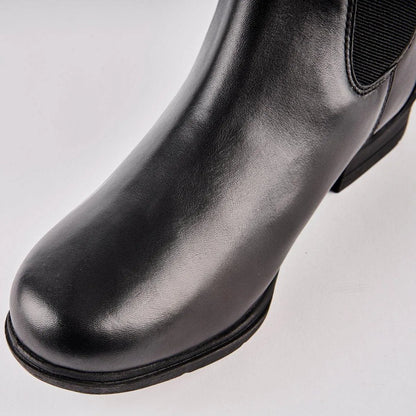 Moretta Lucilla Leather Jodhpur Boots - Black - 10/28