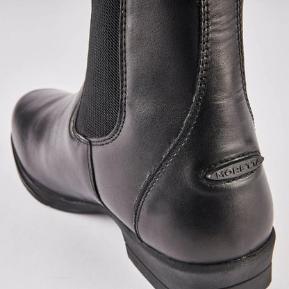 Moretta Lucilla Leather Jodhpur Boots - Black - 10/28