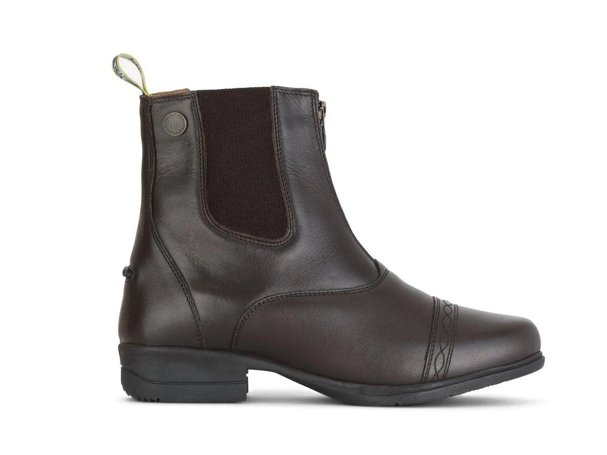 Moretta Rosetta Paddock Boots - Black - 10/28