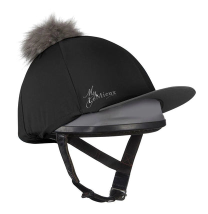 My LeMieux Luxury Pom Pom Hat Silk - Black -