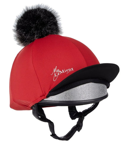 My LeMieux Luxury Pom Pom Hat Silk - Chilli -