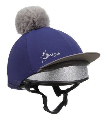 My LeMieux Luxury Pom Pom Hat Silk - Ink Blue -