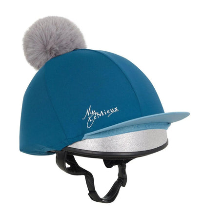 My LeMieux Luxury Pom Pom Hat Silk - Marine -