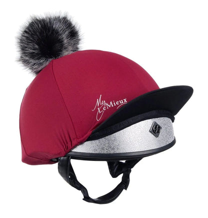 My LeMieux Luxury Pom Pom Hat Silk - Mulberry -