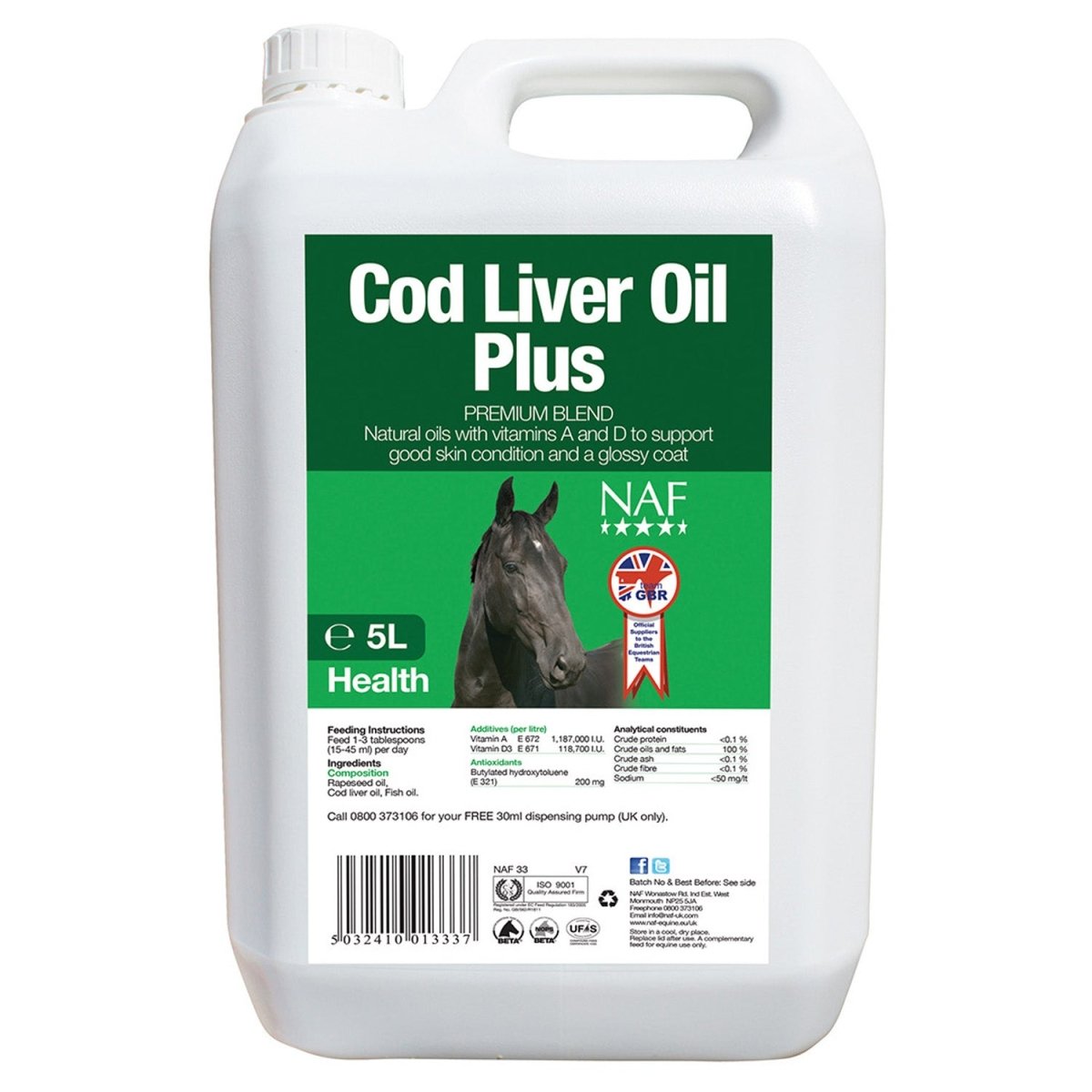 Naf Cod Liver Oil Plus - 5Lt -