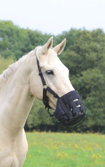 Shires Comfort Grazing Muzzle - Black - Cob