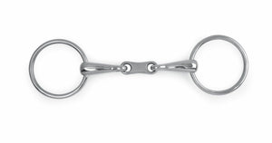 Shires French Link Loose Ring Snaffle - Stainless Steel - 4.5